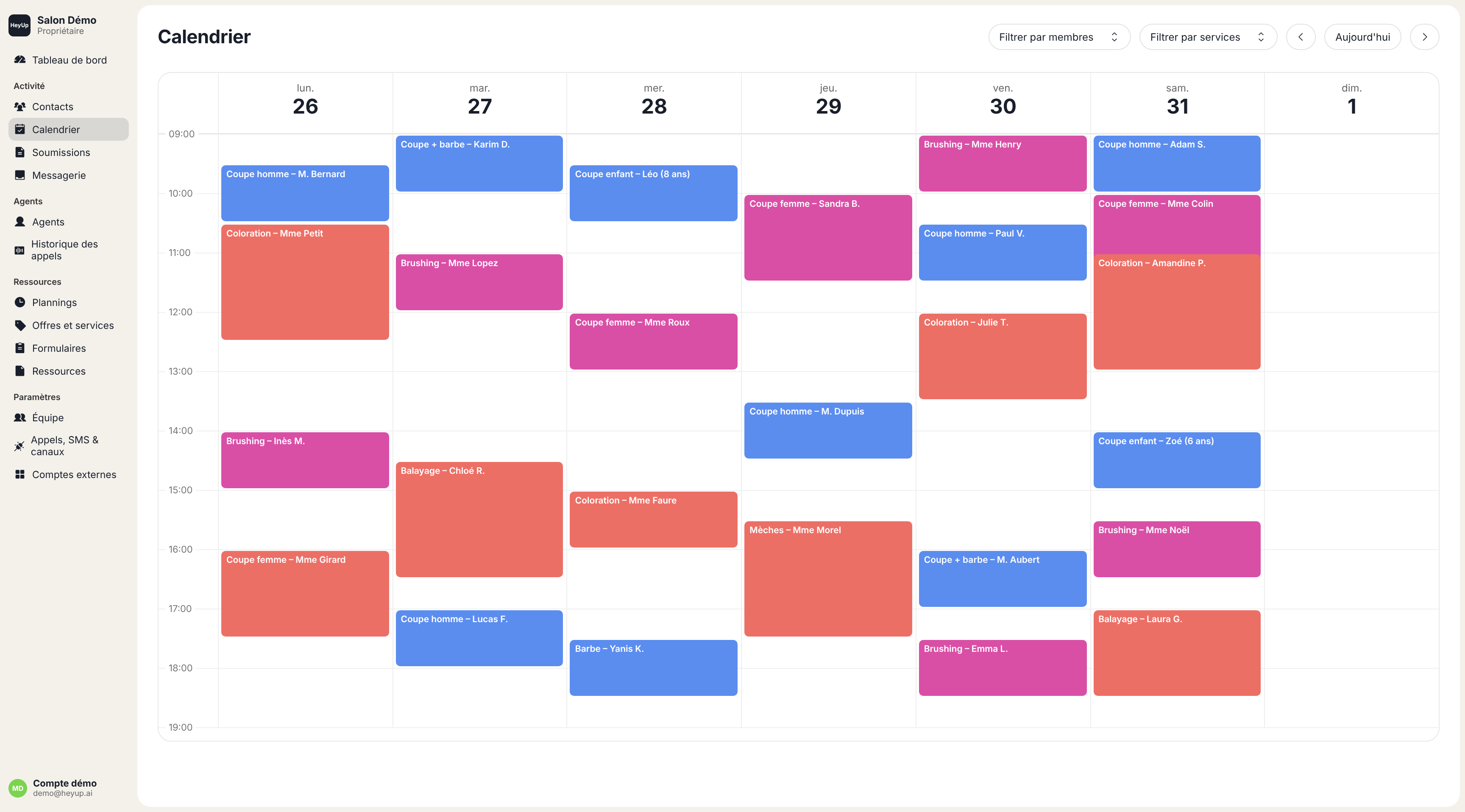 Booking admin dashboard