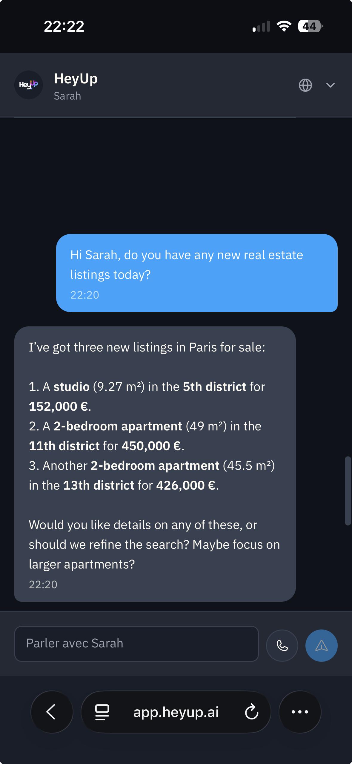 Customer recognized experience